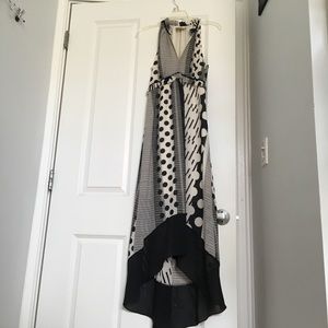 Anthropologie Maeve Halter top maxi dress